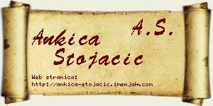Ankica Stojačić vizit kartica